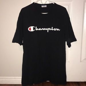 Men’s XL black Champion shirt